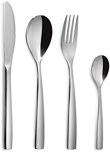 COMAS Besteck-Set BARCELONA, 24 Teile Edelstahl 18/10 poliert / Tafelbesteck Bild 1