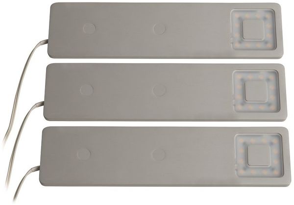 Heitronic Nr. 23019-HE LED Unterbauleuchte 3er Set Cortina dimmbar mit Fernsteuerung