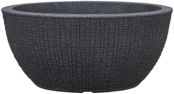 Scheurich Pflanzschale Serie 297 Barceo Bowl stony black Ø 40 cm