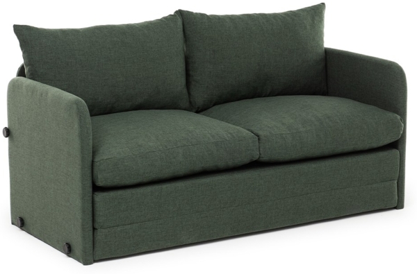 2-Sitzer-Schlafsofa, 'Saga', 66 x 70 x 148, Grün Bild 7