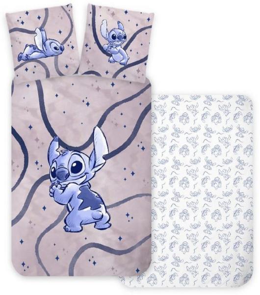 BrandMac Kinderbettwäsche Disney Stitch Aloha Wende Bettwäsche 2tlg 135 x 200 cm