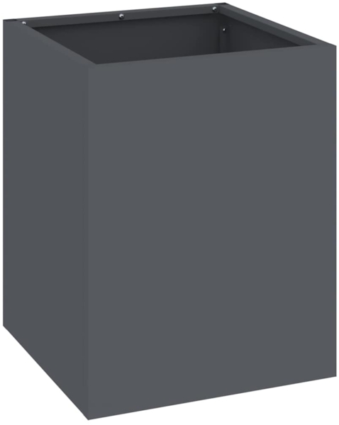 vidaXL Gartenblumentopf Anthrazit Kaltgewalzter Stahl 876345