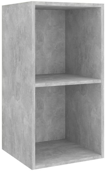vidaXL TV-Wandschrank Betongrau 37x37x72 cm Holzwerkstoff 805475 Bild 2