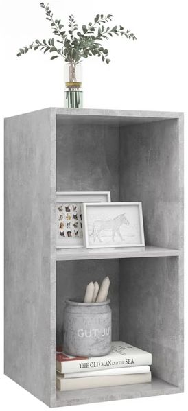 vidaXL TV-Wandschrank Betongrau 37x37x72 cm Holzwerkstoff 805475 Bild 3