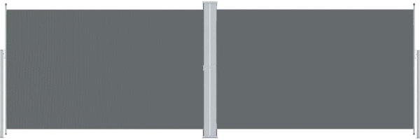 vidaXL Seitenmarkise Ausziehbar Anthrazit 220x600 cm 318014
