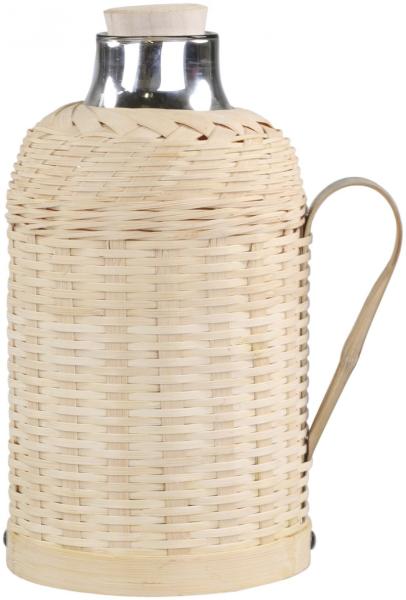 Thermokanne m. Geflecht in Bambus 1,3 L Chic Antique 61602-00 Beige