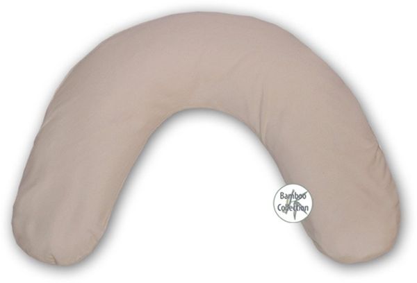 Theraline Bezug für Nackenkissen mittel Cappuccino Bamboo Collection