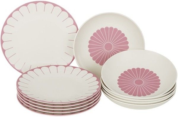 Villeroy & Boch Fleur Cassis Tafel-Set für 6 Personen / 12 Teile