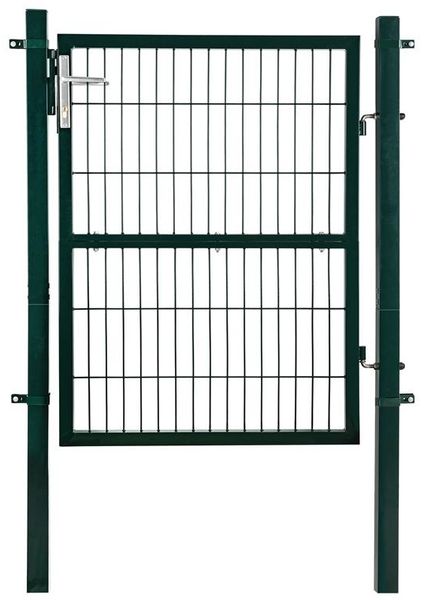 Gartentür Gartentor Zauntür 1,60 m Hoftür Gartenpforte Hoftor inkl. Pfosten Grün