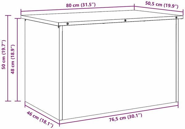 vidaXL Gartenlagerkissenbox Stahl 80 x 50,5 x 50 cm 175 L Olive Grün 874570 Bild 12