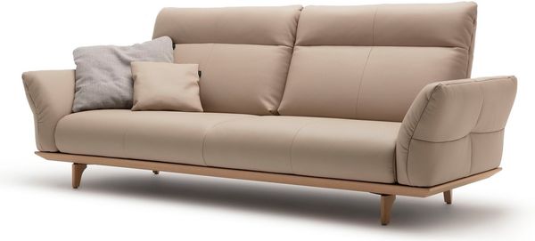 Creation BY ROLF BENZ 3,5-Sitzer CR. 460, Sockel in Eiche, Füße Eiche natur, Breite 228 cm