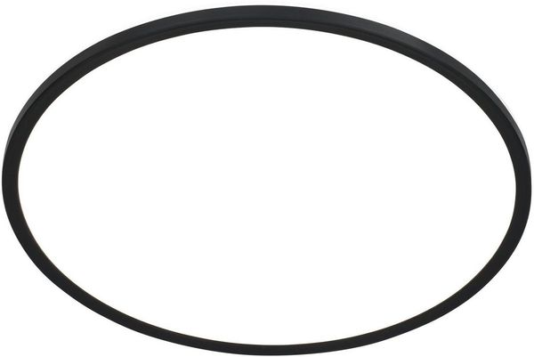 Di-Ka ultraflaches LED Panel Slim Ø 42 cm schwarz mit Backlight