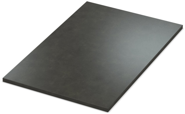 Dekor Spanplatte 19mm Tischplatte Beton Terragrau 42207 DP mit ABS Kante Umleimer - Größe 60 x 60 cm - Höhe 1,9 cm - Farbe Beton Terragrau Bild 3