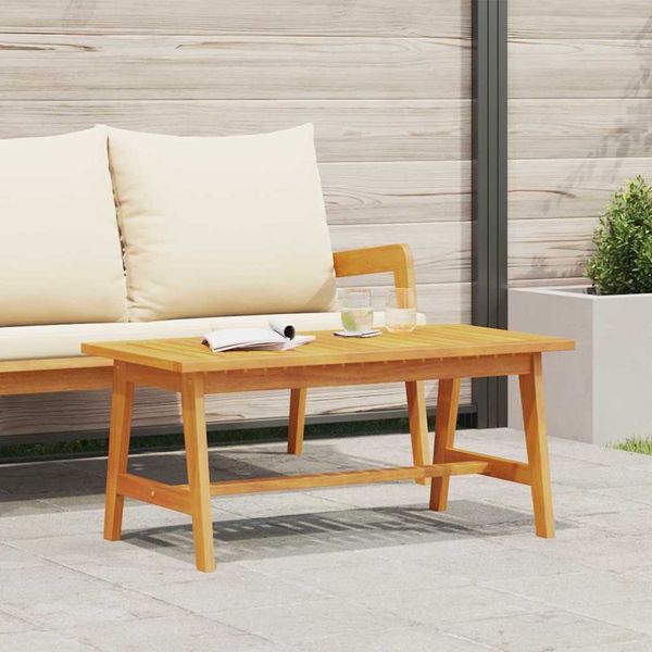 vidaXL Couchtisch Öl-Natur Massivholz Akazie 4106453