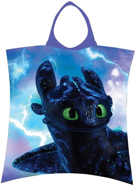 Dragons Bade Poncho Kapuze Duschtuch Badetuch Strandtuch 50x115 cm