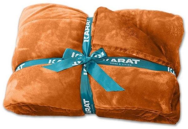 Wohndecke Grace, aus flauschigem Flanell, verschiedene Größen und Farben, Karat