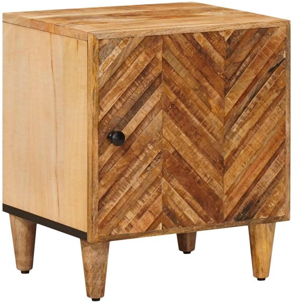 vidaXL Nachttisch Braun 40 x 33,5 x 46 cm Massivholz Mango 4018912