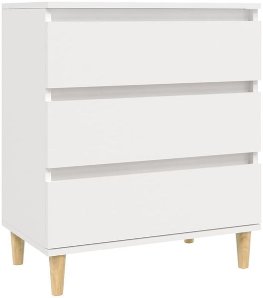 Sideboard, Kommode Weiß 60x35x70 cm Holzwerkstoff j3278p