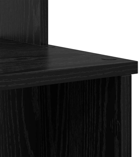 vidaXL Schreibtisch Schwarz Eichen-Optik 120,5 x 44 x 88,5 cm 869475 Bild 9
