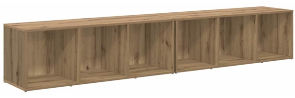 vidaXL TV-Schrankset 2 pcs Artisan-Eiche 37 x 35 x 107cm Holzwerkstoff 3393551