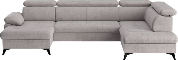 COTTA Wohnlandschaft Hudson U-Form, B: 324 cm, mit Kopfteilverstellung, optional Bettfunktion & Bettkasten