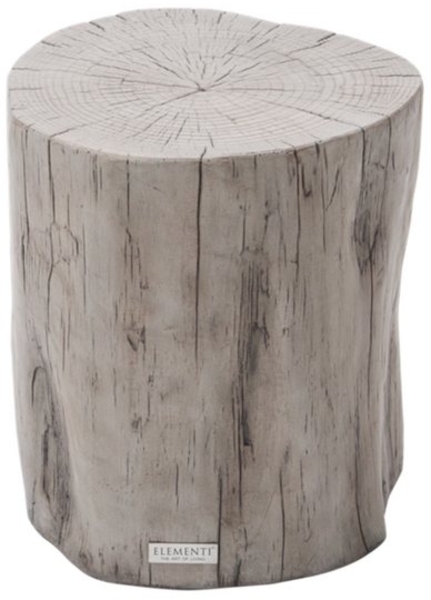 ELEMENTI Gartentisch DAINTREE Beistelltisch (1-St, Gartentisch aus Beton), Beton,Treibholz