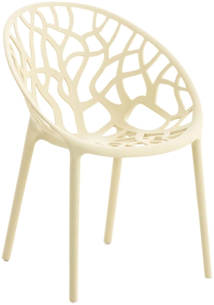 CLP Stapelstuhl Hope wetterbeständig und stapelbar,creme