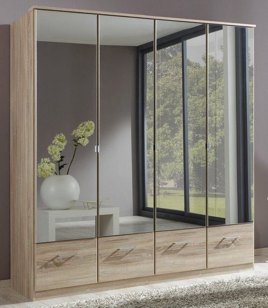 Kleiderschrank 'IMAGO' Schrank Schlafzimmerschrank Eiche Sägerau 180 cm