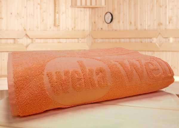 weka Saunatuch Mandarin, Walkfrottee (1-St), BxL: 70x180 cm
