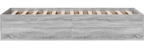 vidaXL Bettgestell Grau Sonoma 90x200 cm Holzwerkstoff 3281061 Bild 5