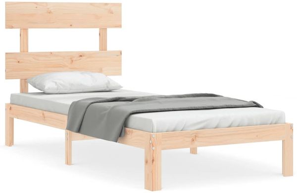 Einzelbetten, Betten für Erwachsene, Massivholzbett ohne Matratze 90x200 Kiefernholz de3459