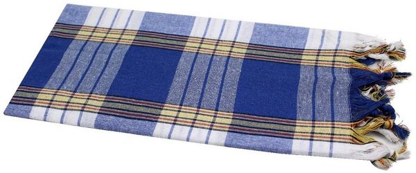 my Hamam Hamamtücher Hamamtuch kariert "Classic Style" - myHamam, in 4 Farben, Baumwolle, Polyester (1-St), Sauna Handtuch saugstark, pflegeleicht, kompakt