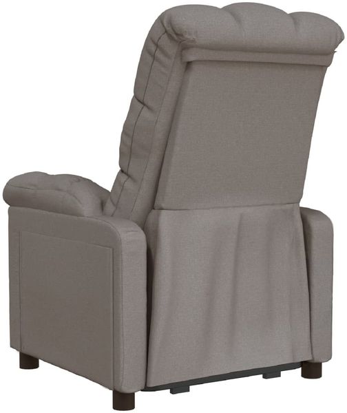 vidaXL Relaxsessel Taupe Stoff [289804] Bild 4