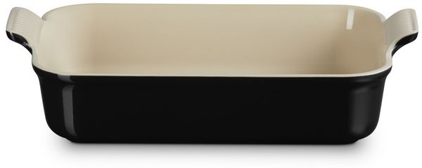Le Creuset Auflaufform Tradition 32 cm Schwarz Glänzend - Schwarz - 29 bis 32 cm