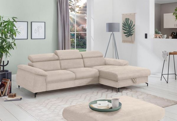 COTTA Ecksofa Kitty L-Form, Modern, L-Form, Bodenfreiheit 12,5 cm