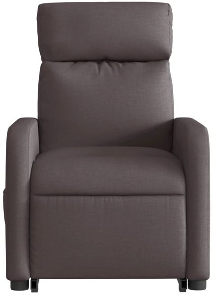 vidaXL Relaxsessel mit Aufstehhilfe Dunkelbraun Stoff 3206704 Bild 9