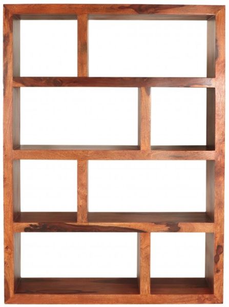 Bücherregal Tara 130x180x35 aus indischem Sheesham-Massivholz
