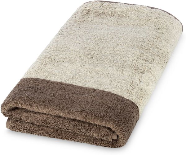 ROSS Saunatuch breiter Querstreifen SAUNA, Frottier (Packung, 1-St), aus feinster Baumwolle