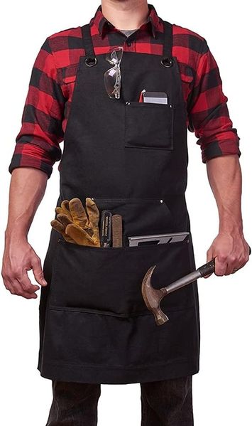 ABC 4-teiliges Grillzubehör-Set, schwarz, Metall / Textil, 4 x 34 x 33 cm