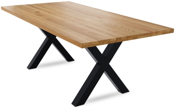 Esstisch Daisey 3 220x79x100 Esszimmertisch Massivholz Wildeiche