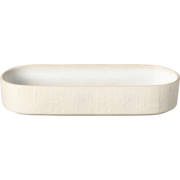COSTA NOVA Notos Teller tief, oval, dune path, Länge: 254 mm