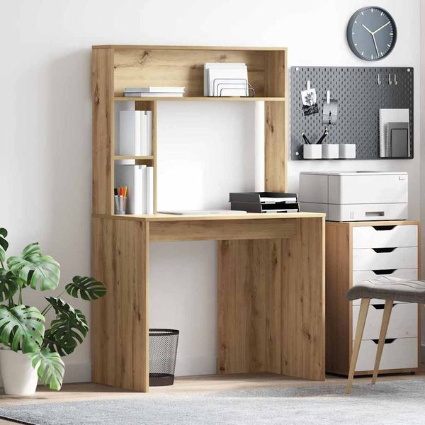vidaXL Schreibtisch Artisan-Eiche 91 x 50 x 149 cm Holzwerkstoff 869265