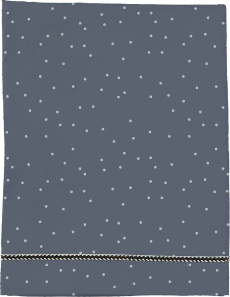 Mies & Co Soft Feathers Babylaken Offwhite 80x100 cm Blau