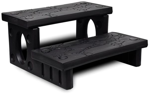 Whirlpooltreppe Schwarz 90717