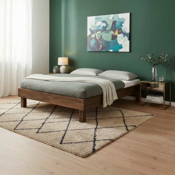 Hasena Trento Rapallo Massivholzbett 160x200 Nussbaum, geölt 20