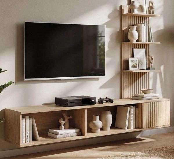 TV-Lowboard Set Sense in Cremona Eiche 180 cm