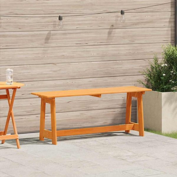 vidaXL Bank Outdoor Braun 119 x 37 x 47 cm Massives Kiefernholz 4012192