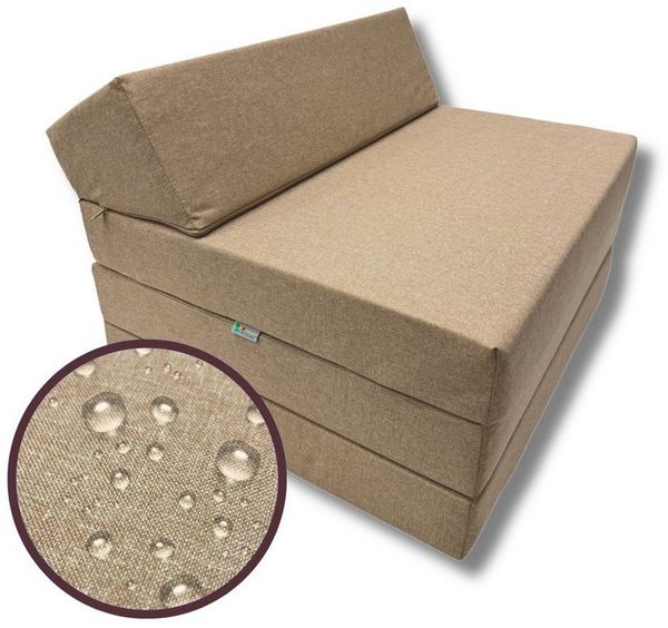 Klappmatratze Klappmatratze mit wasserfestem Bezug Komfort & Vielseitigkeit 6 Farben, FORTISLINE