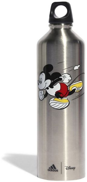 adidas Performance Trinkflasche x Disney Mickey Maus (BPA-frei) Stahl 750ml silbergrau