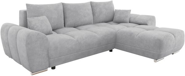 Ecksofa Lonkor mit Bettkasten und Schlaffunktion (Farbe: Lumo 65)